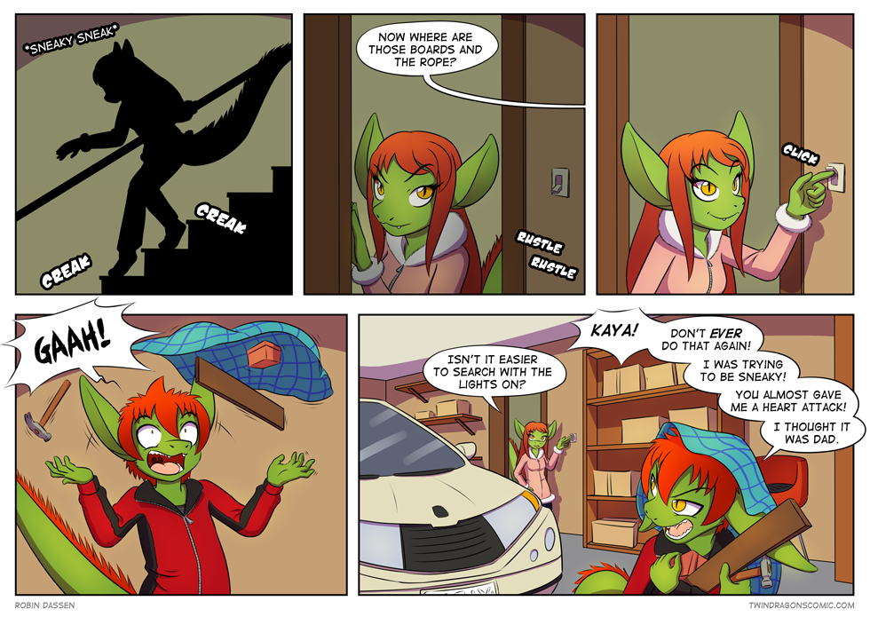 Twin Dragons comic page 18 by Robin Dassen