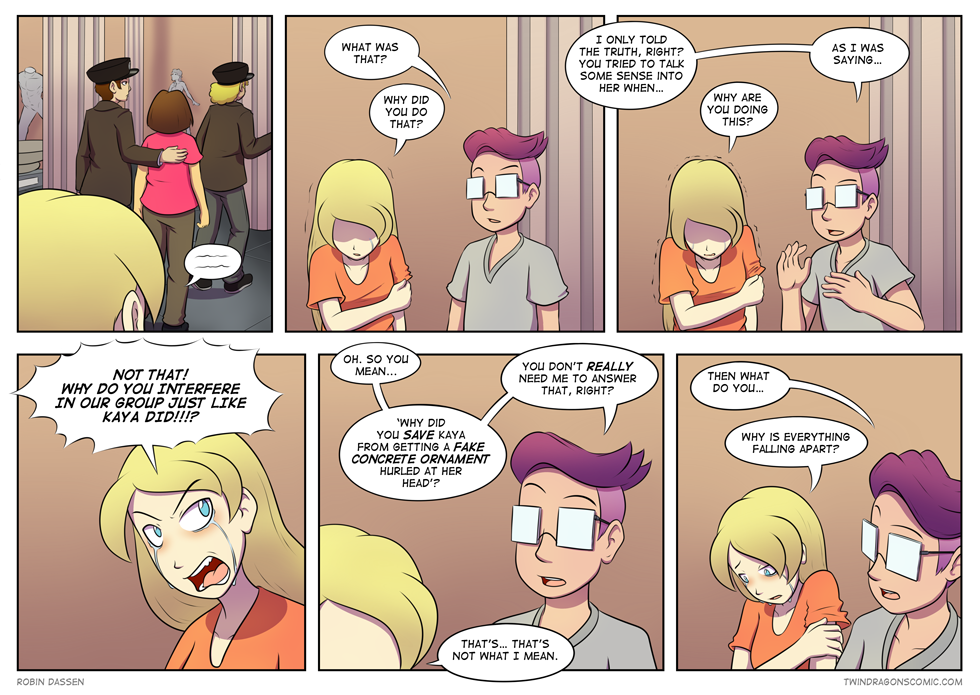Twin Dragons comic page 187 by Robin Dassen