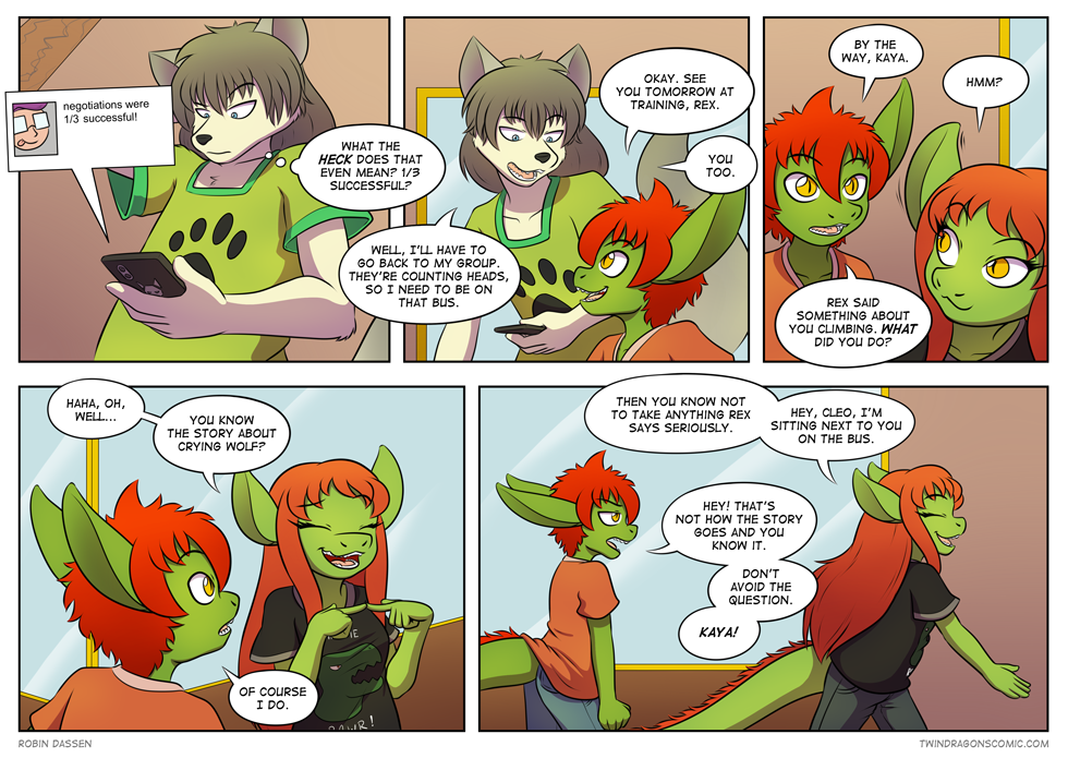 Twin Dragons comic page 194 by Robin Dassen