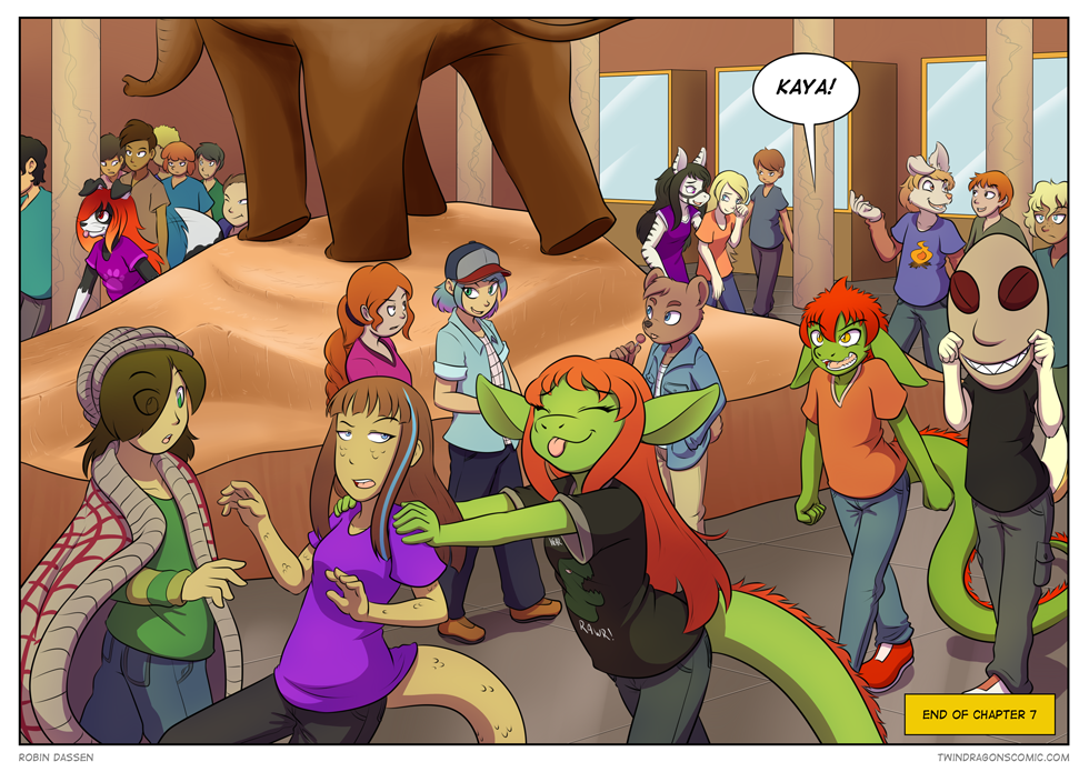 Twin Dragons comic page 195 by Robin Dassen