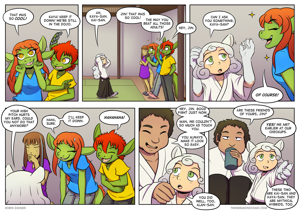 Twin Dragons comic page 303 by Robin Dassen