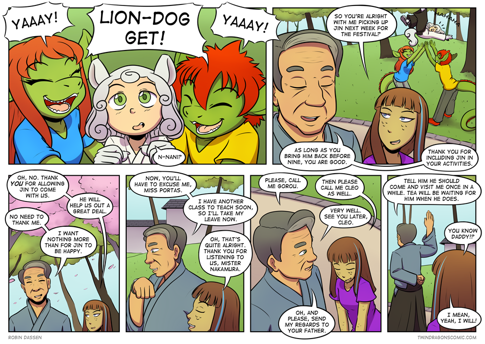 Twin Dragons comic page 307 by Robin Dassen