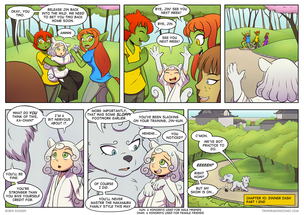 Twin Dragons comic page 308 by Robin Dassen