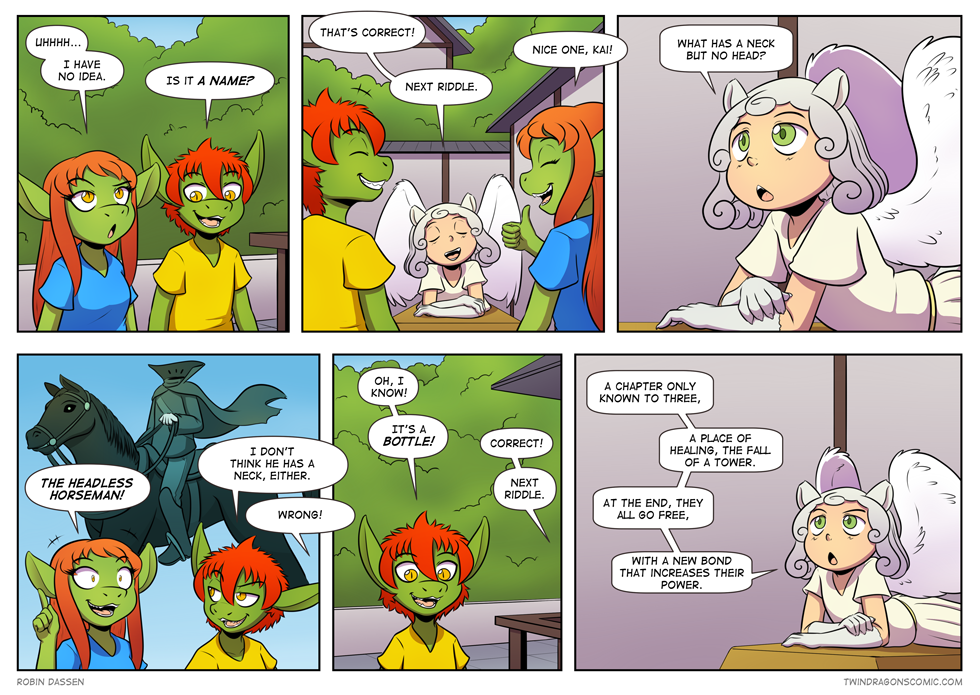 Two more riddles – Twin Dragons Two more riddles – Twin Dragons