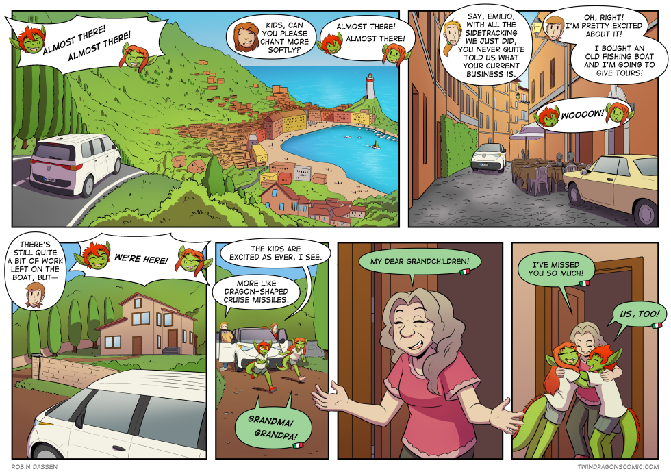 Twin Dragons comic page 453 by Robin Dassen