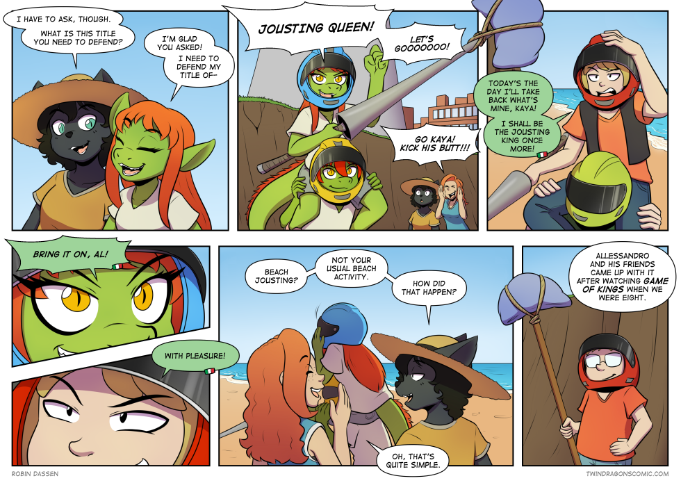 Twin Dragons comic page 475 by Robin Dassen