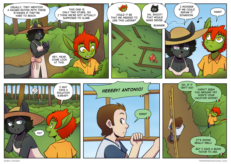 Twin Dragons comic page 493 by Robin Dassen