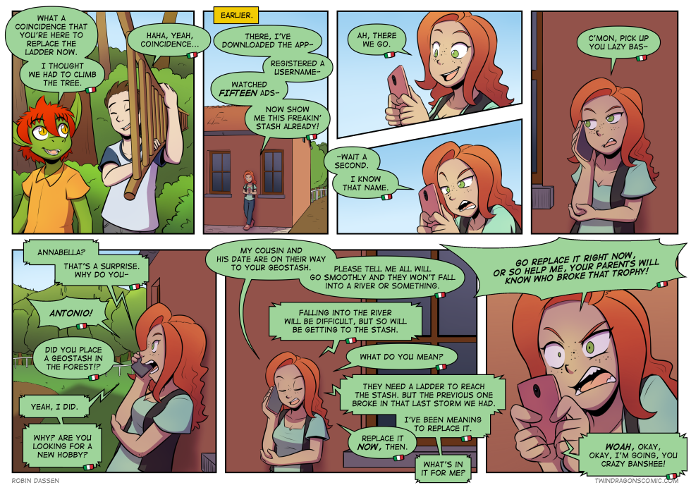 Twin Dragons comic page 494 by Robin Dassen