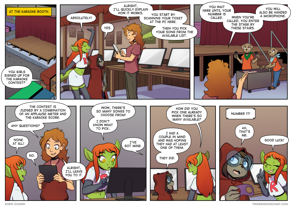 Nomi instantly locked in the moment she saw one of the songs she had in mind.