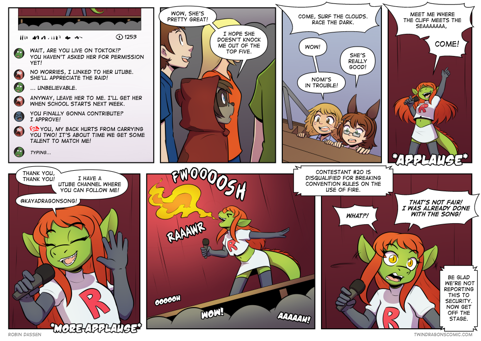 through the fire and flames